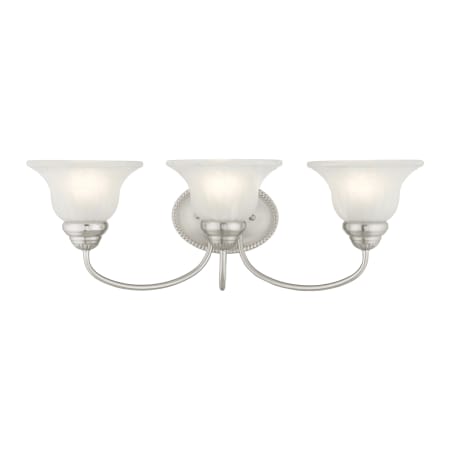 A large image of the Livex Lighting 1533 Brushed Nickel