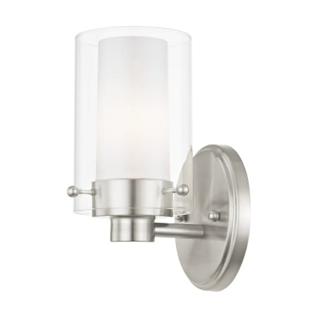 A large image of the Livex Lighting 1541 Brushed Nickel
