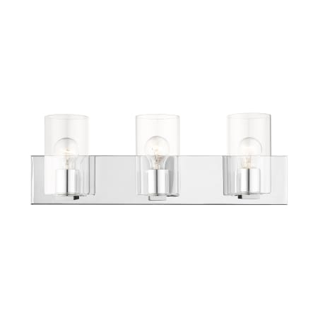 A large image of the Livex Lighting 16553 Polished Chrome