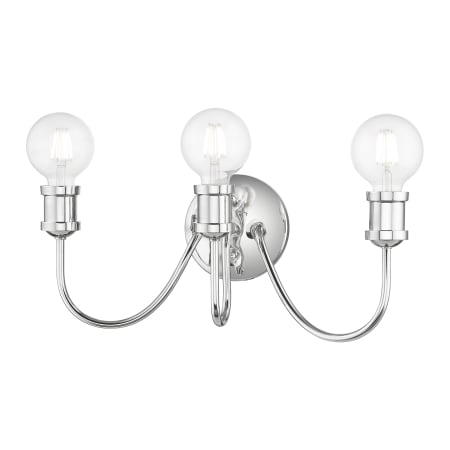 A large image of the Livex Lighting 16573 Polished Chrome