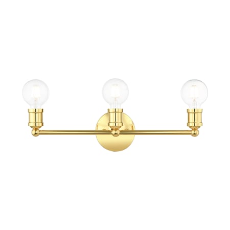 A large image of the Livex Lighting 16713 Polished Brass