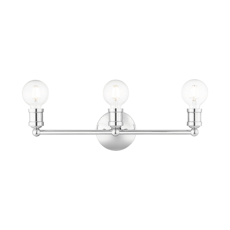 A large image of the Livex Lighting 16713 Polished Chrome