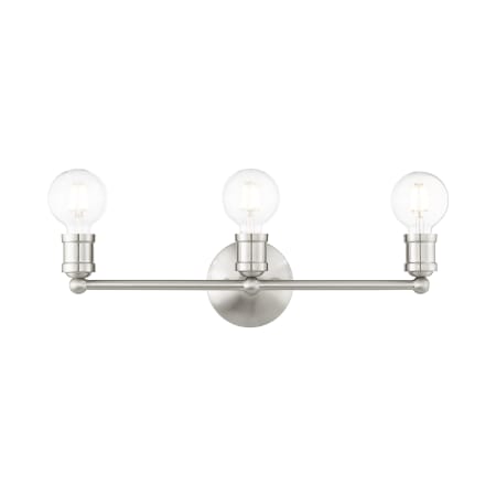 A large image of the Livex Lighting 16713 Brushed Nickel