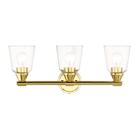 A large image of the Livex Lighting 16783 Polished Brass