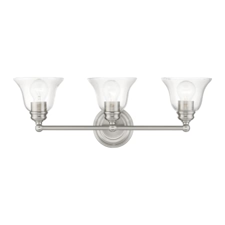 A large image of the Livex Lighting 16943 Brushed Nickel