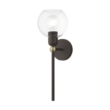 A large image of the Livex Lighting 16971 Bronze / Antique Brass Accents