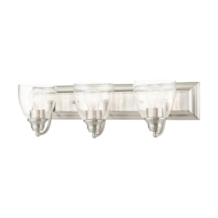 A large image of the Livex Lighting 17073 Brushed Nickel