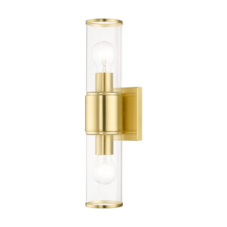 A large image of the Livex Lighting 17142 Satin Brass