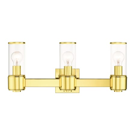 A large image of the Livex Lighting 17143 Polished Brass