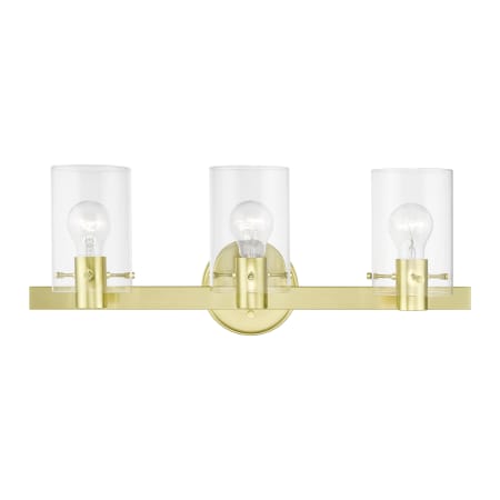 A large image of the Livex Lighting 17233 Satin Brass