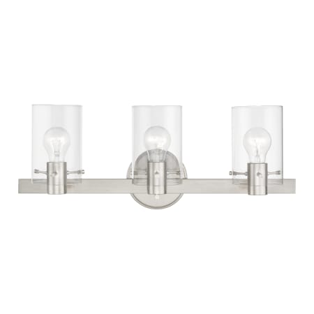 A large image of the Livex Lighting 17233 Brushed Nickel