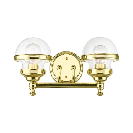 A large image of the Livex Lighting 17412 Polished Brass
