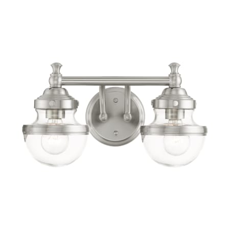 A large image of the Livex Lighting 17412 Brushed Nickel