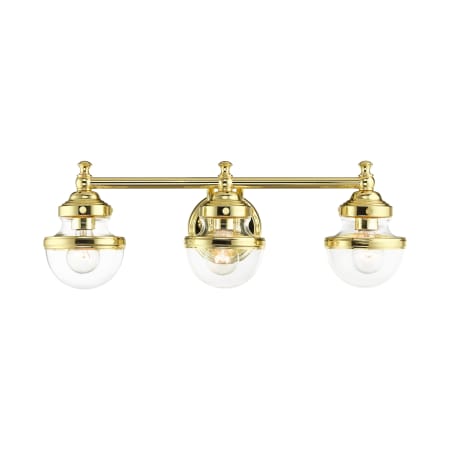 A large image of the Livex Lighting 17413 Polished Brass