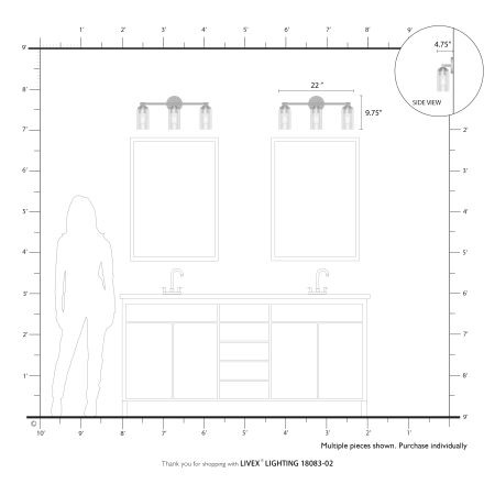 A large image of the Livex Lighting 18083 Alternate Image