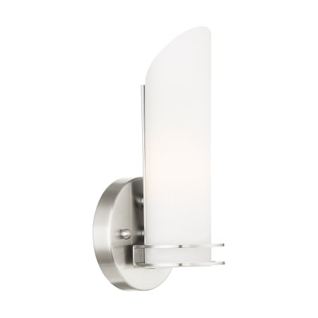 A large image of the Livex Lighting 1902 Brushed Nickel