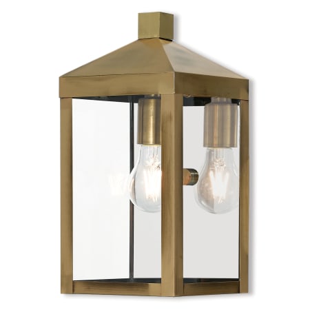 A large image of the Livex Lighting 20582 Antique Brass