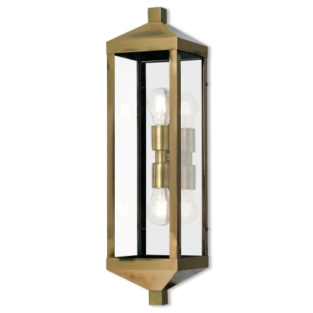 A large image of the Livex Lighting 20583 Antique Brass