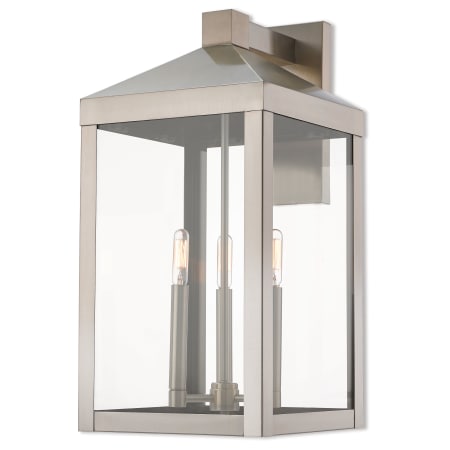 A large image of the Livex Lighting 20585 Brushed Nickel