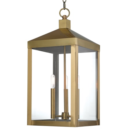 A large image of the Livex Lighting 20587 Antique Brass