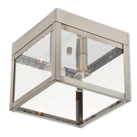 A large image of the Livex Lighting 20588 Brushed Nickel