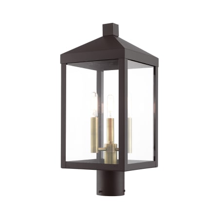 A large image of the Livex Lighting 20592 Bronze with Antique Brass Cluster