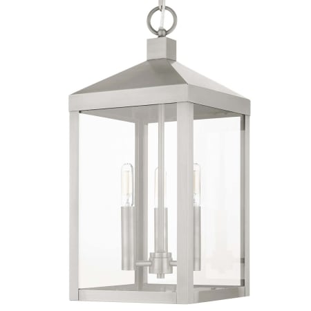 A large image of the Livex Lighting 20593 Brushed Nickel