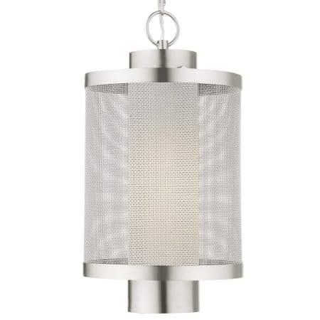 A large image of the Livex Lighting 20687 Brushed Nickel