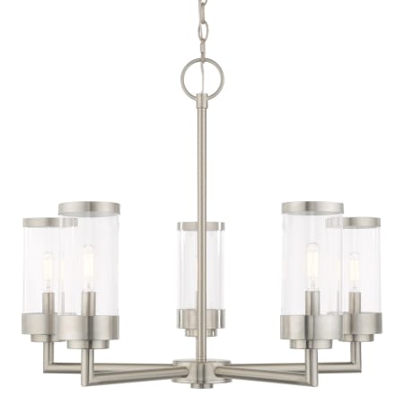 A large image of the Livex Lighting 20725 Brushed Nickel