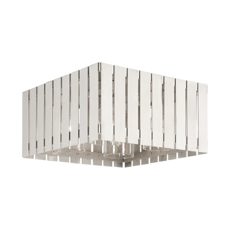 A large image of the Livex Lighting 20754 Brushed Nickel