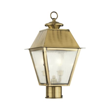 A large image of the Livex Lighting 2166 Antique Brass