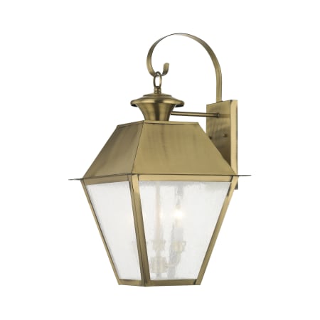 A large image of the Livex Lighting 2168 Antique Brass