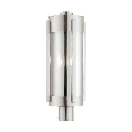 A large image of the Livex Lighting 22387 Brushed Nickel