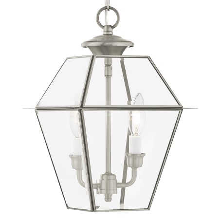 A large image of the Livex Lighting 2285 Brushed Nickel