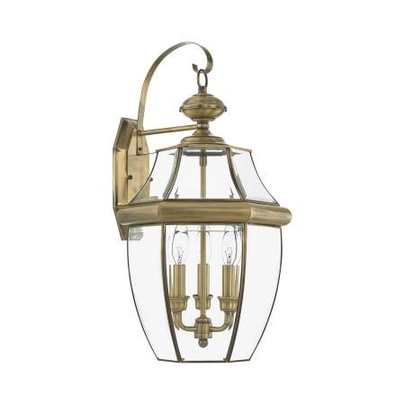 A large image of the Livex Lighting 2351 Antique Brass