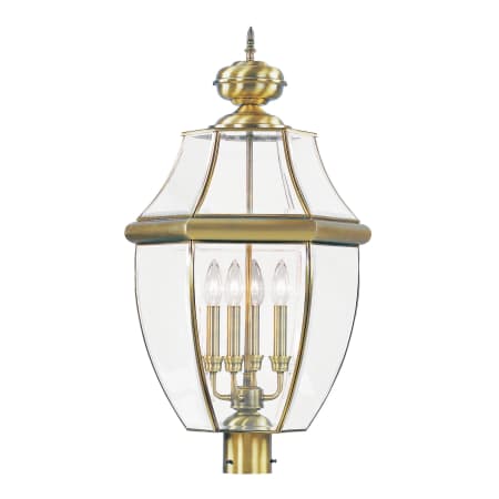 A large image of the Livex Lighting 2358 Antique Brass