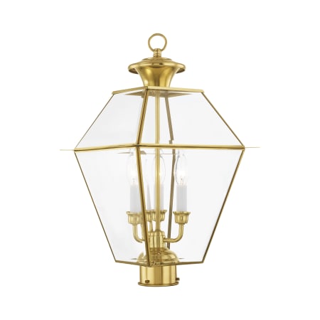 A large image of the Livex Lighting 2384 Polished Brass
