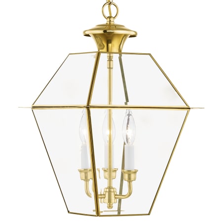 A large image of the Livex Lighting 2385 Polished Brass
