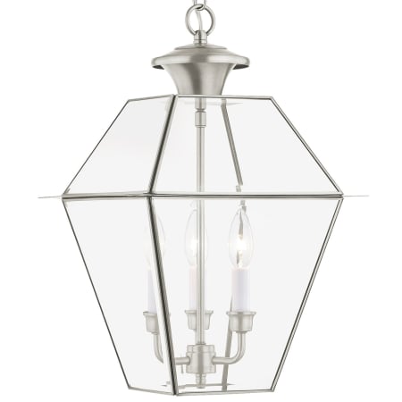 A large image of the Livex Lighting 2385 Brushed Nickel