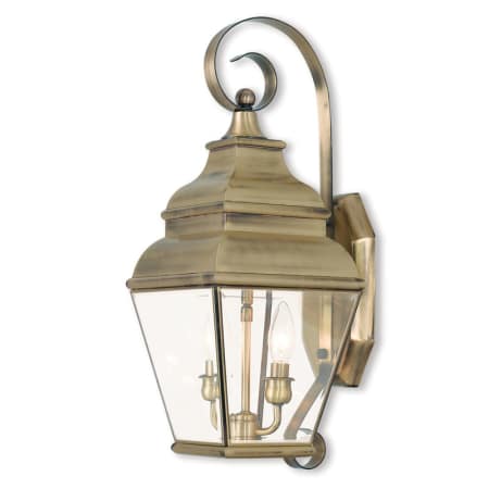 A large image of the Livex Lighting 2591 Antique Brass