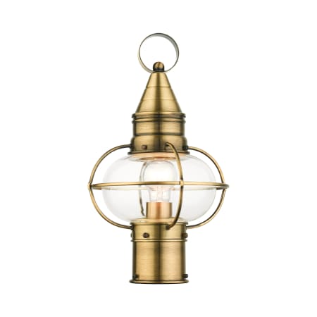 A large image of the Livex Lighting 26902 Antique Brass