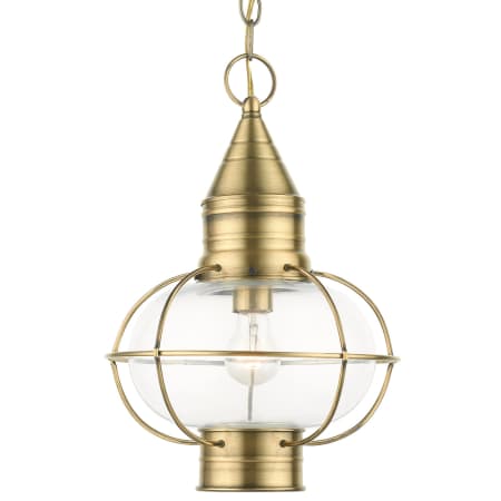 A large image of the Livex Lighting 26906 Antique Brass