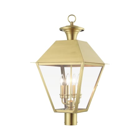 A large image of the Livex Lighting 27223 Natural Brass
