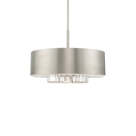 A large image of the Livex Lighting 40020 Brushed Nickel