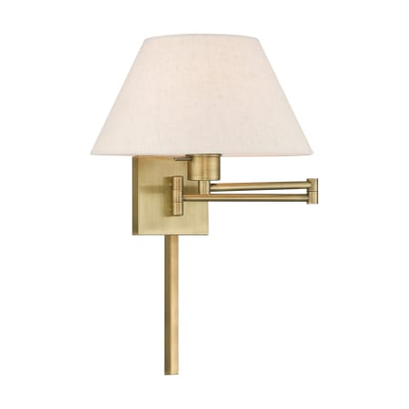 A large image of the Livex Lighting 40038 Antique Brass