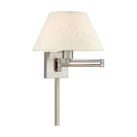 A large image of the Livex Lighting 40038 Brushed Nickel