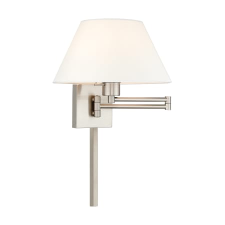 A large image of the Livex Lighting 40039 Brushed Nickel