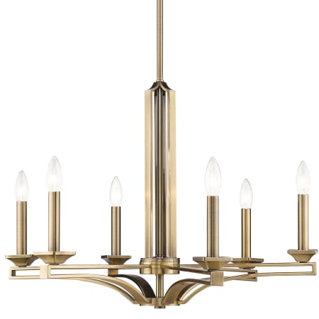 A large image of the Livex Lighting 40056 Antique Brass