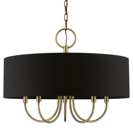 A large image of the Livex Lighting 40115 Antique Brass