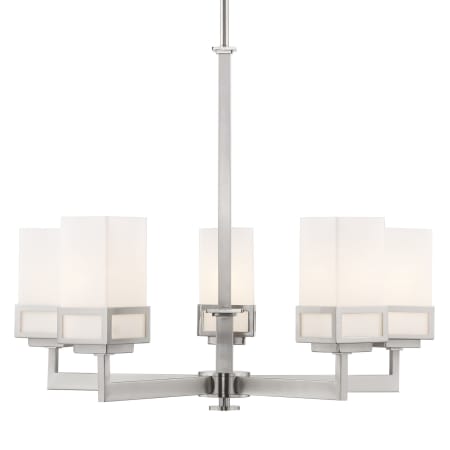 A large image of the Livex Lighting 40195 Brushed Nickel